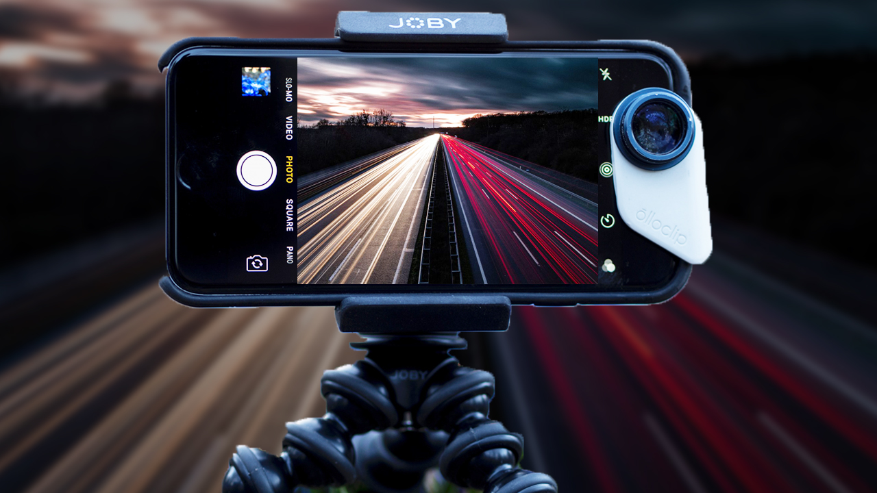 A smartphone capturing a stunning landscape demonstrating advanced mobile photography techniques